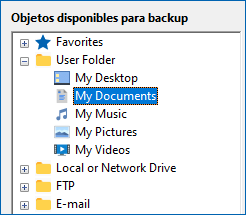 Datos para Respaldar