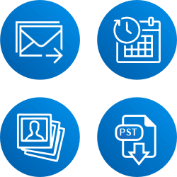 Exportar OST a PST antes de la copia de seguridad