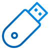 Icon representing encrypted backup storage