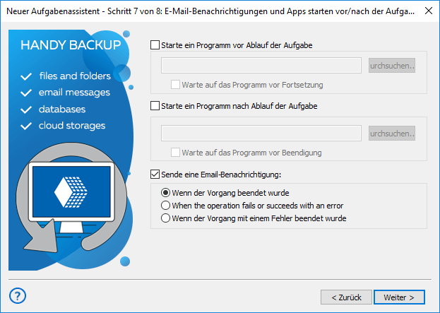 Verwendung von Backup-Medien-Verifizierungssoftware