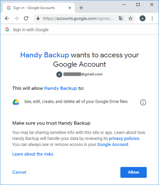 Conectar a Google Drive