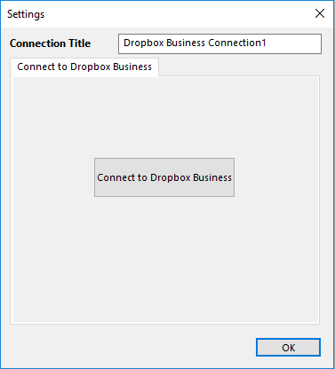 Conexión a Dropbox Business para backup