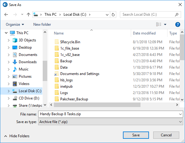 Guardar la lista de tareas