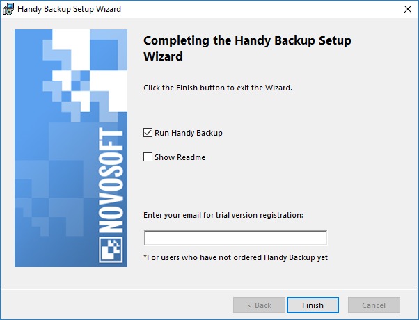 Finalización de la instalación