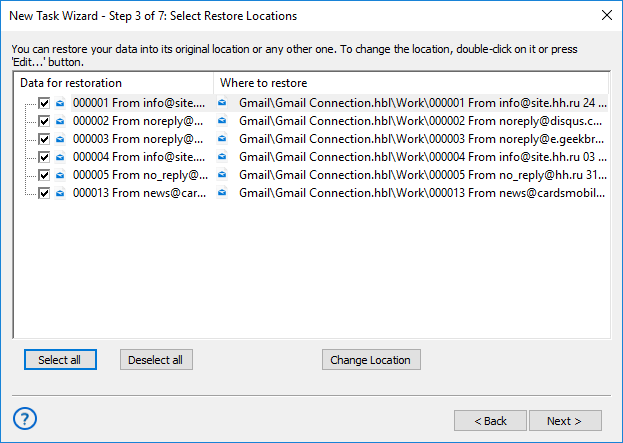 Restauración de correos desde backup de Gmail Restauración de correos desde backup de Gmail